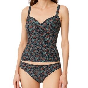 Bond Eye Two Piece Tankini Swim Top and Bottoms Size 6